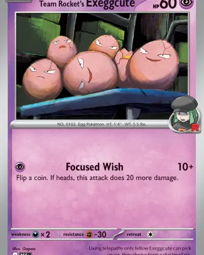 Team Rocket's Exeggcute
