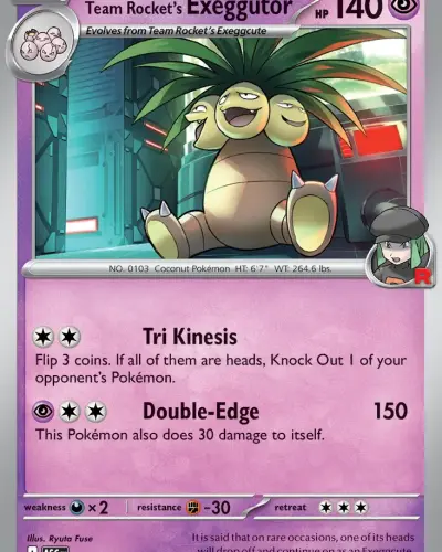 Team Rocket's Exeggutor