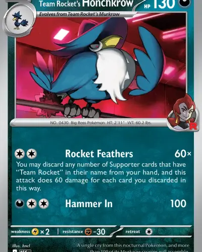 Team Rocket's Honchkrow
