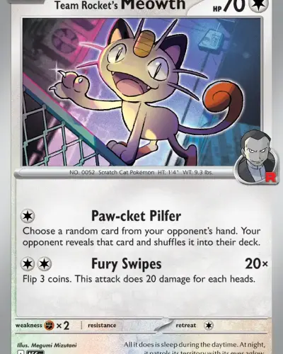 Team Rocket's Meowth