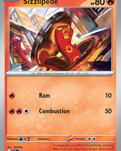 Sizzlipede
