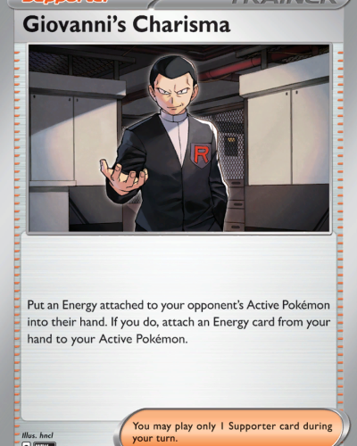 Giovanni’s Charisma