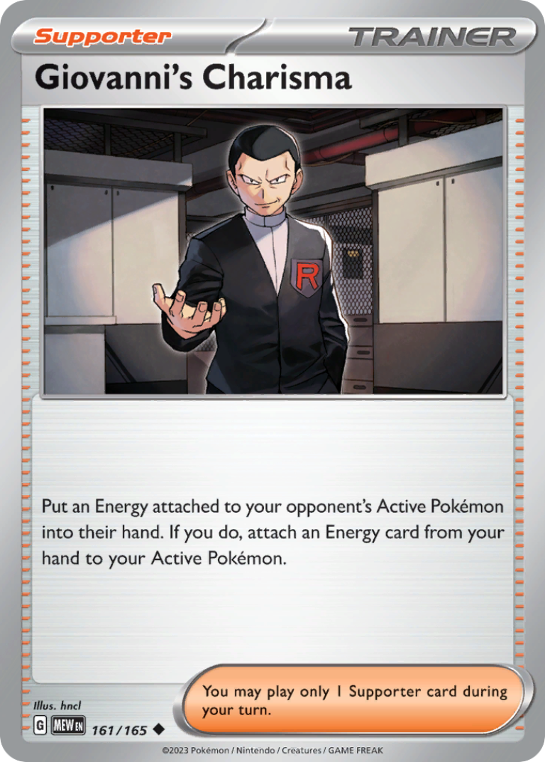 Giovanni’s Charisma