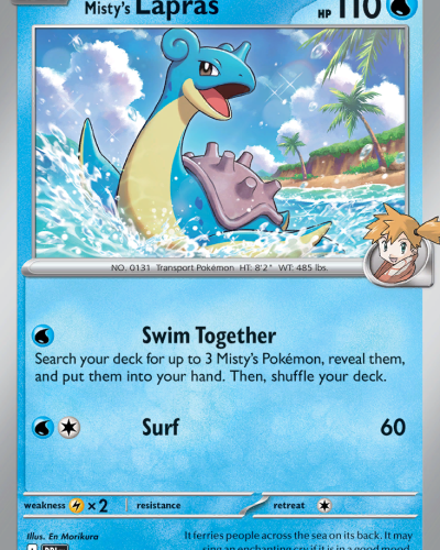 Misty’s Lapras