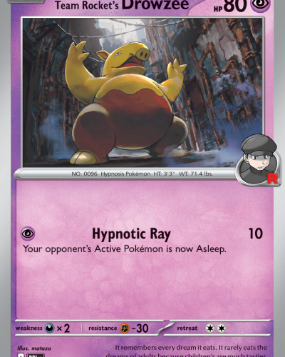 Team Rocket’s Drowzee