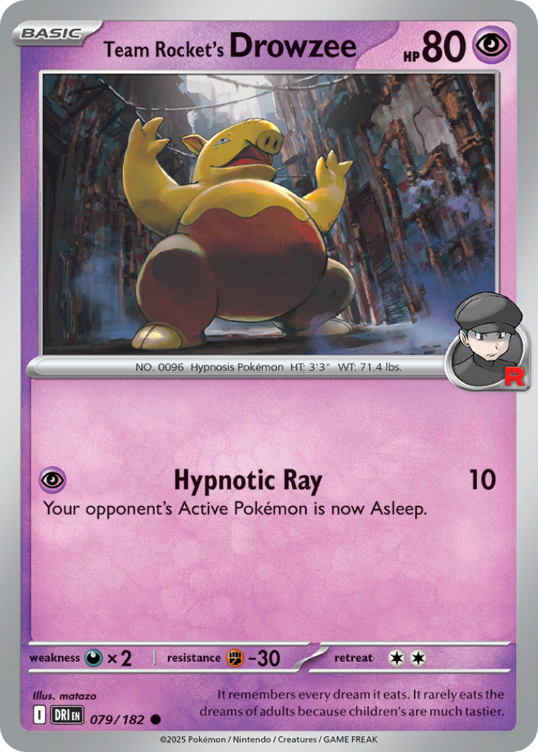 Team Rocket’s Drowzee