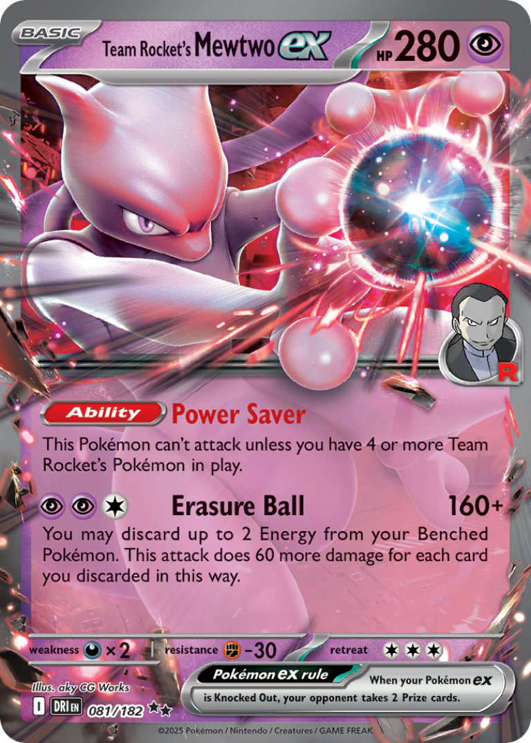 Team Rocket’s Mewtwo ex