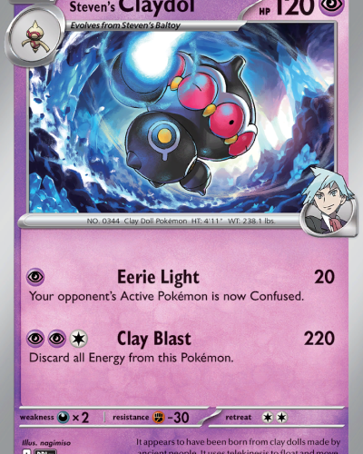 Steven’s Claydol