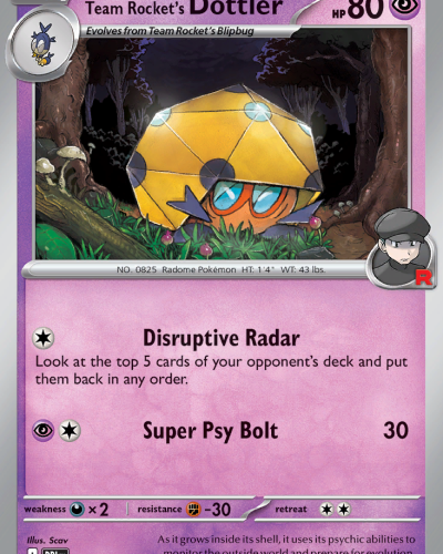 Team Rocket’s Dottler