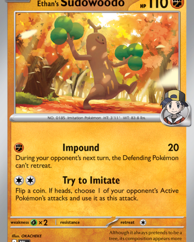 Ethan’s Sudowoodo