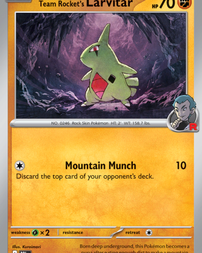 Team Rocket’s Larvitar