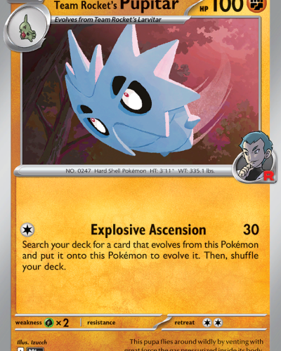 Team Rocket’s Pupitar