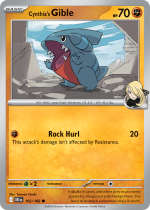 Cynthia’s Gible