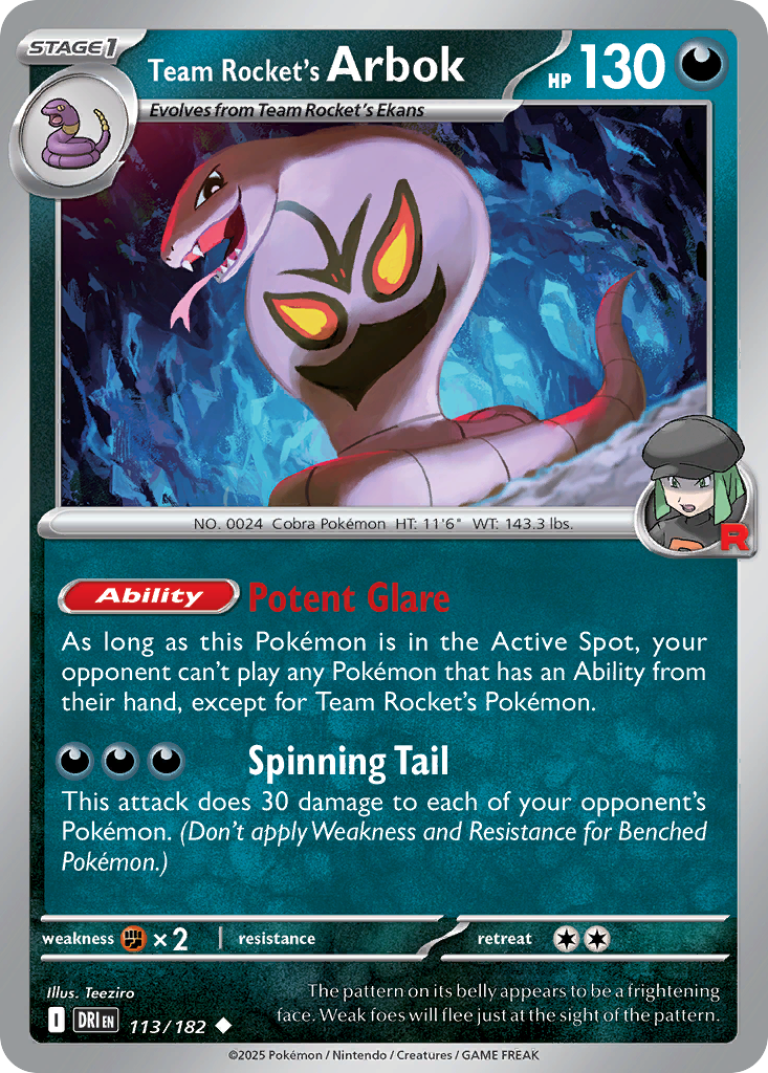 Team Rocket’s Arbok