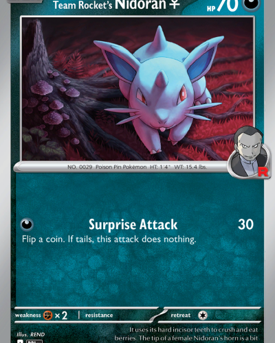 Team Rocket’s Nidoran