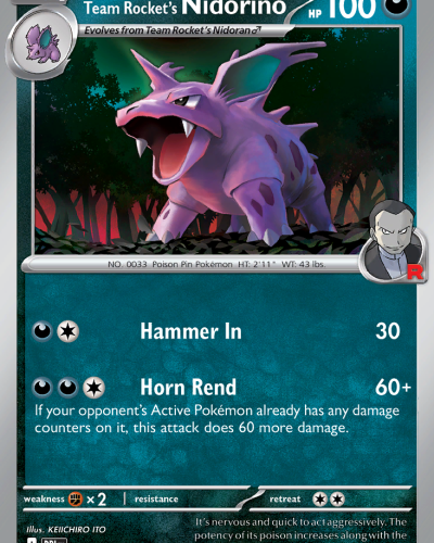 Team Rocket’s Nidorino