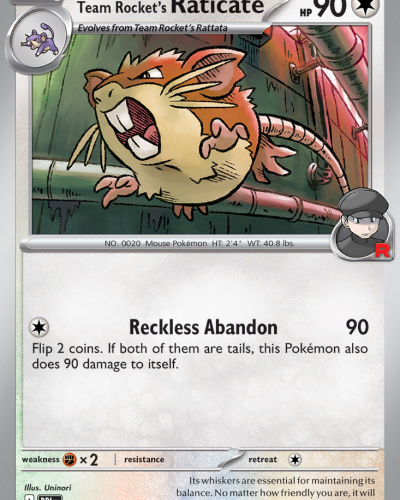 Team Rocket’s Raticate