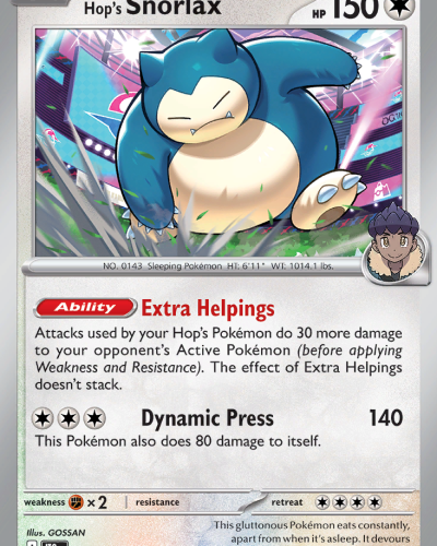 Hop's Snorlax