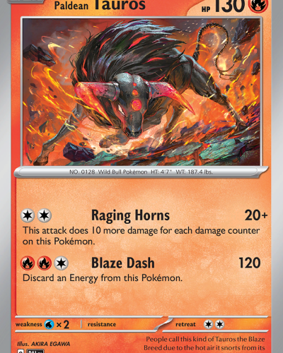 Paldean Tauros