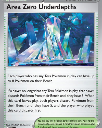 Area Zero Underdepths