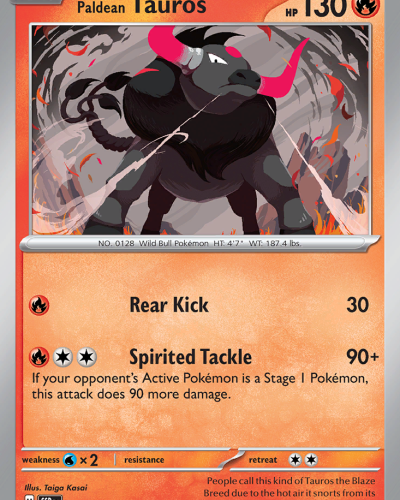 Paldean Tauros