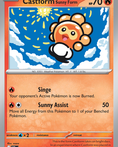 Castform Sunny Form