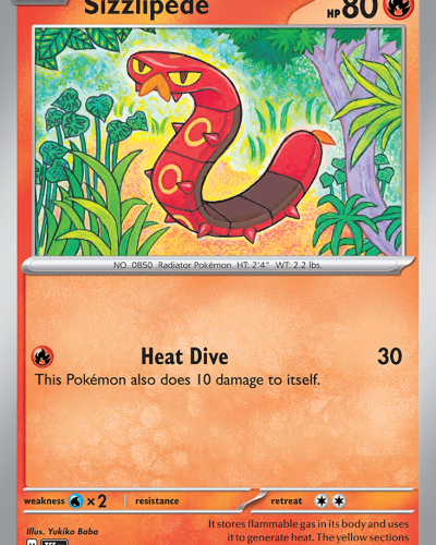Sizzlipede