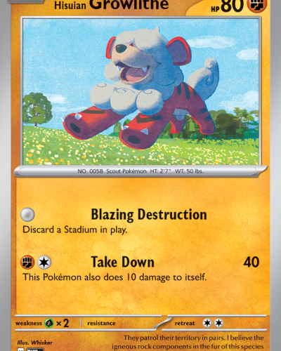 Hisuian Growlithe
