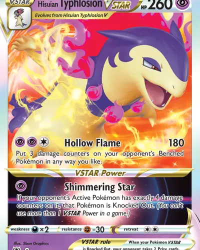 Hisuian Typhlosion Vstar