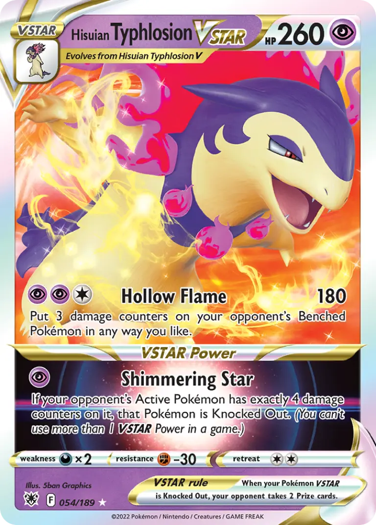 Hisuian Typhlosion Vstar