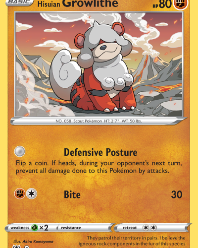 Hisuian Growlithe