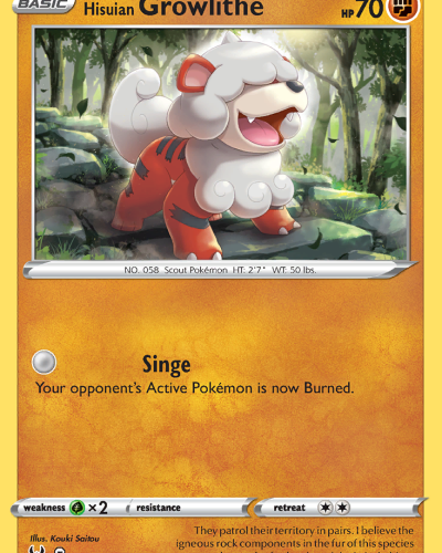 Hisuian Growlithe